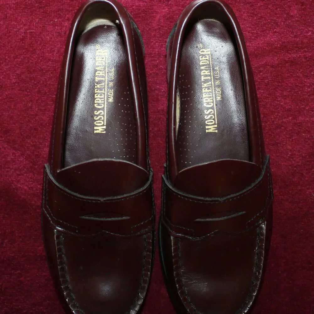 Vintage Moss CreeK Trader Penny Loafers